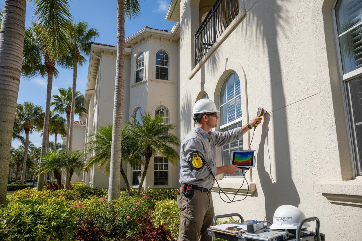 Building envelope repair and waterproofing Naples Florida home exterior